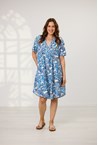 CAMILLA DRESS - blue paisl